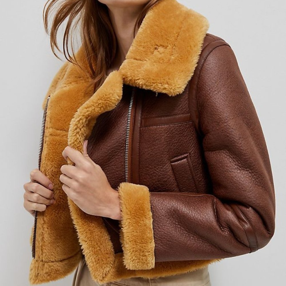 New Anthropologie Bexley Cropped Moto Jacket